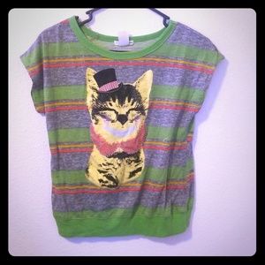 Striped Cat Shirt